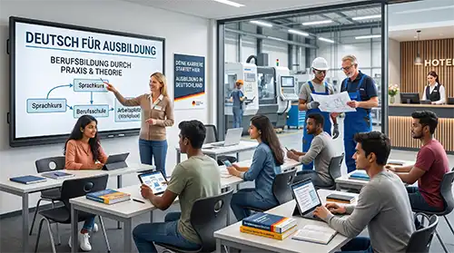 Ausbildung students in Germany - Traum career pathway